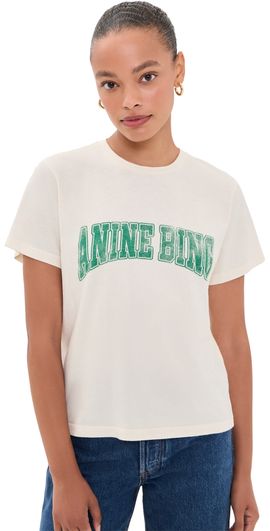 ANINE BING ANINE BING Shelley Tee Ecru