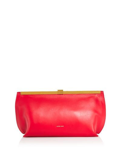 Anine Bing Anine Bing Tango Small Leather Clutch