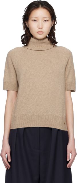 ANINE BING ANINE BING Taupe Jackson Turtleneck