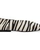 ANINE BING ANINE BING White & Black Ana Calf Hair Ballerina Flats - 1