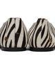 ANINE BING ANINE BING White & Black Ana Calf Hair Ballerina Flats - 2
