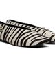 ANINE BING ANINE BING White & Black Ana Calf Hair Ballerina Flats - 4