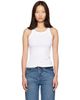 ANINE BING ANINE BING White Sixtine Tank Top - 1
