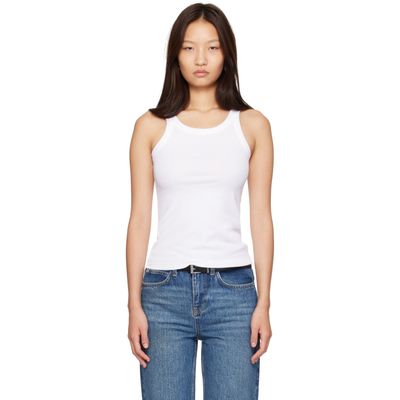 ANINE BING ANINE BING White Sixtine Tank Top