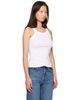 ANINE BING ANINE BING White Sixtine Tank Top - 2