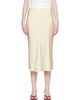 ANINE BING ANINE BING Yellow Bar Silk Midi Skirt - 1