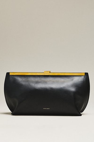 Anine Bing Annie Leather Clutch