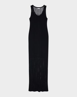 ANINE BING Arie Open-Knit Maxi Dress