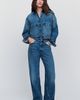 Anine Bing Brie High-Rise Straight-Leg Jeans Pants - 1
