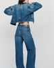 Anine Bing Brie High-Rise Straight-Leg Jeans Pants - 2