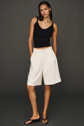 Anine Bing Bryson Wide-Leg Shorts