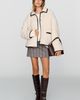 Anine Bing Camden Sherpa Fleece Blend Jacket - 3