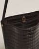 Anine Bing Elly Leather Embossed Bucket Bag - 3