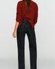 Anine Bing Hugh High Rise Straight Leg Jeans - 5