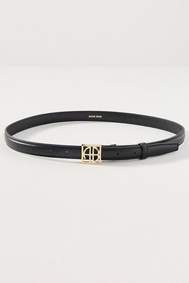 Anine Bing Initial Buckle Belt