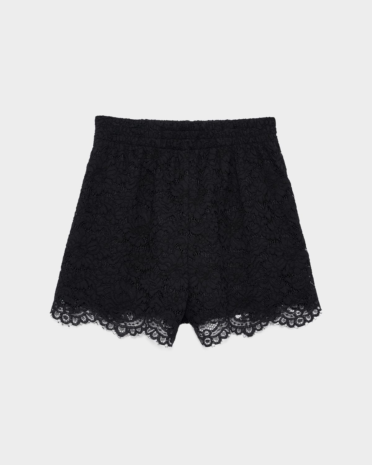 ANINE BING Kam Lace Shorts