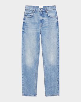 ANINE BING Kate Cotton Straight-Leg Jeans