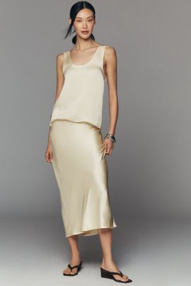 Anine Bing Lea Silk Skirt