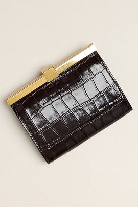 Anine Bing Leather Embossed Wallet