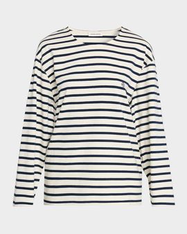 ANINE BING Newton Stripe Long-Sleeve Tee