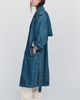 Anine Bing Rickie 100% Cotton Denim Trench Coat Jacket - 3