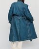 Anine Bing Rickie 100% Cotton Denim Trench Coat Jacket - 5