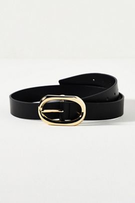 Anine Bing Signature Link Oval Buckle Belt