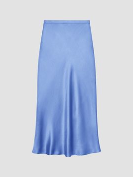 Anine Bing Women's Bar Silk Midi Skirt
