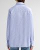 ANINE BING Women's Essie Striped Cotton Button-Front Shirt - 3