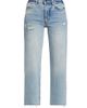 Anine Bing Women's Gavin High-Rise Distressed Wide Crop Jeans - 1