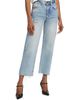 Anine Bing Women's Gavin High-Rise Distressed Wide Crop Jeans - 3