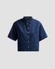 ANINE BING Women's Lincoln Denim Crop Shirt - 1