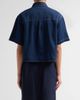 ANINE BING Women's Lincoln Denim Crop Shirt - 3