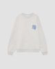 Anine Bing Women's Miles Waves Cotton Fleece Crewneck Sweatshirt - 1