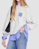 Anine Bing Women's Miles Waves Cotton Fleece Crewneck Sweatshirt - 4