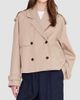 ANINE BING Women's Rickie Crop Trench Coat - 4