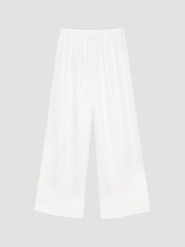 Anine Bing Women's Roslyn Linen-Blend Wide-Leg Pants
