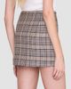 ANINE BING Women's Tierra Check Mini Skirt - 3