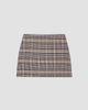 ANINE BING Women's Tierra Check Mini Skirt - 6