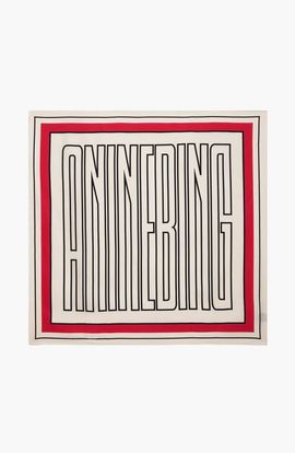 ANINE BING York Anine Bing Logo Scarf