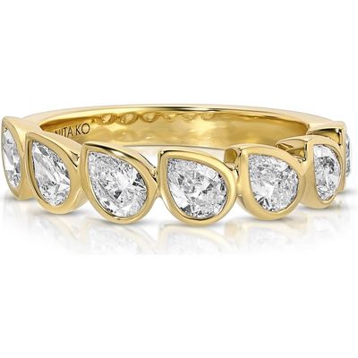 Anita Ko Anita Ko 18K Gold & Pear Cut Diamond Ring