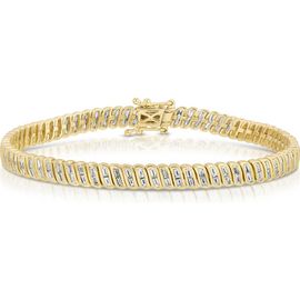Anita Ko Anita Ko 18k Gold Diamond Baguette Bracelet