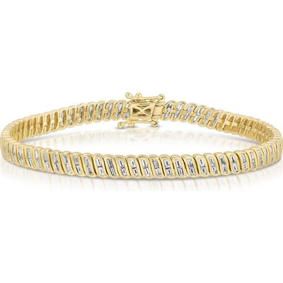 Anita Ko Anita Ko 18k Gold Diamond Baguette Bracelet