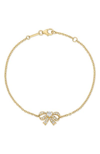 Anita Ko Anita Ko 18k Gold Diamond Bow Bracelet