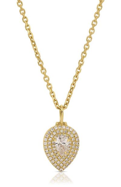 Anita Ko Anita Ko 18k Gold Diamond Pavé Pendant Necklace
