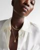 Anita Ko Anita Ko 18kt gold pendant necklace with emeralds - 2