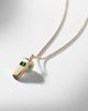 Anita Ko Anita Ko 18kt gold pendant necklace with emeralds - 5