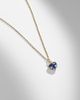 Anita Ko Anita Ko 18kt gold pendant necklace with sapphire and diamonds - 5