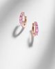 Anita Ko Anita Ko 18kt rose gold (750/1000) huggie earrings with sapphires - 5
