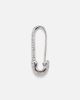 Anita Ko Anita Ko 18kt white gold safety pin single earring with diamonds - 4